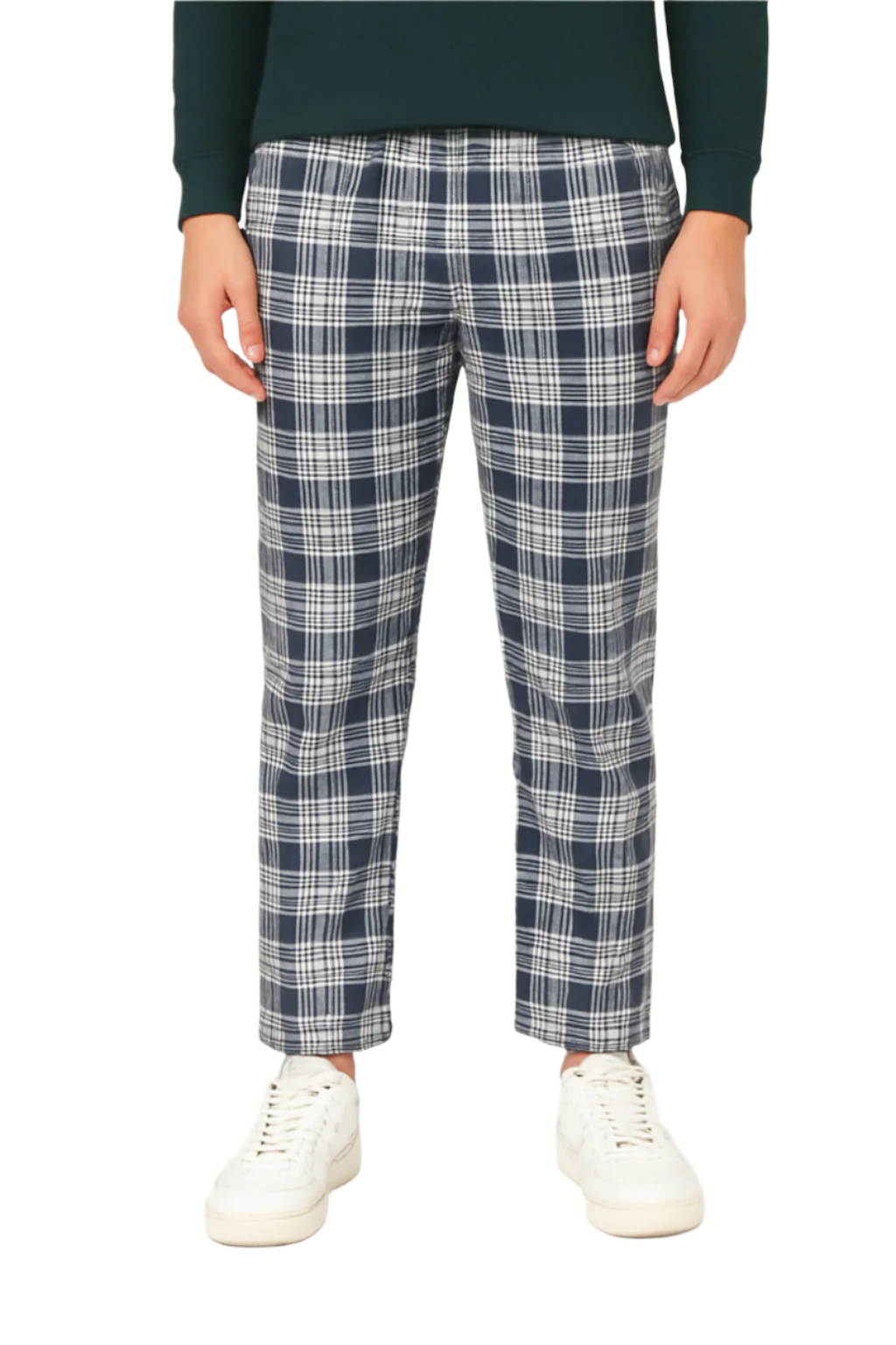 Blue & White Checks Lounge Pants