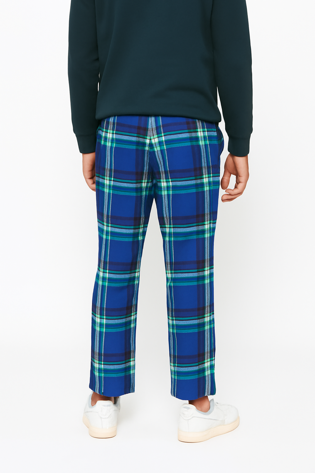 Blue & Green Checks Lounge Pants