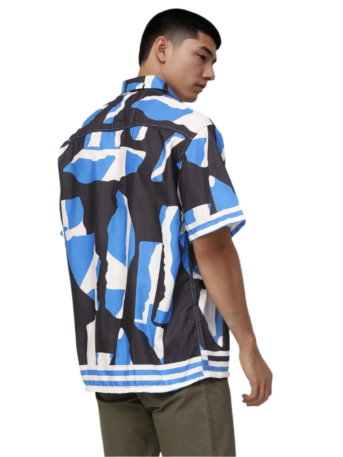 Hemsters Blue Digital Print Shirt