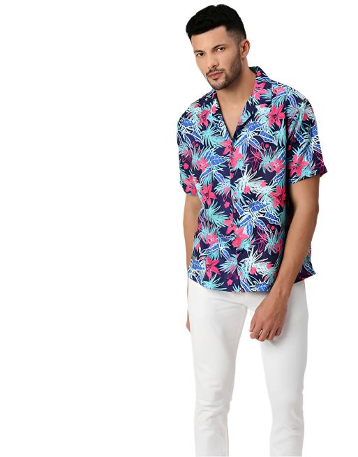 Multicolour Half Sleeves Shirt