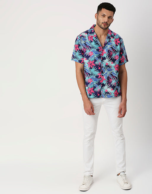 Multicolour Half Sleeves Shirt